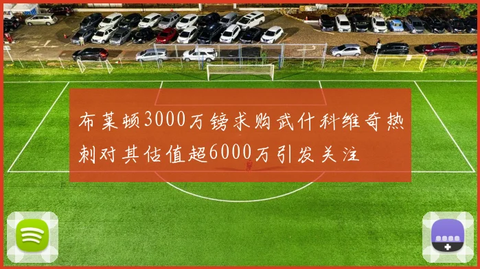 布莱顿3000万镑求购武什科维奇热刺对其估值超6000万引发关注